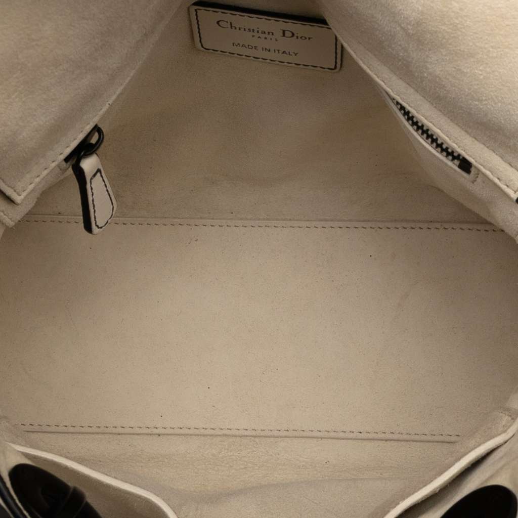 Dior Medium Lambskin Cannage Studded Supple Lady Dior - 4