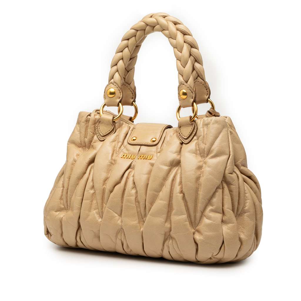 Miu Miu Matelasse Lambskin Satchel - 2