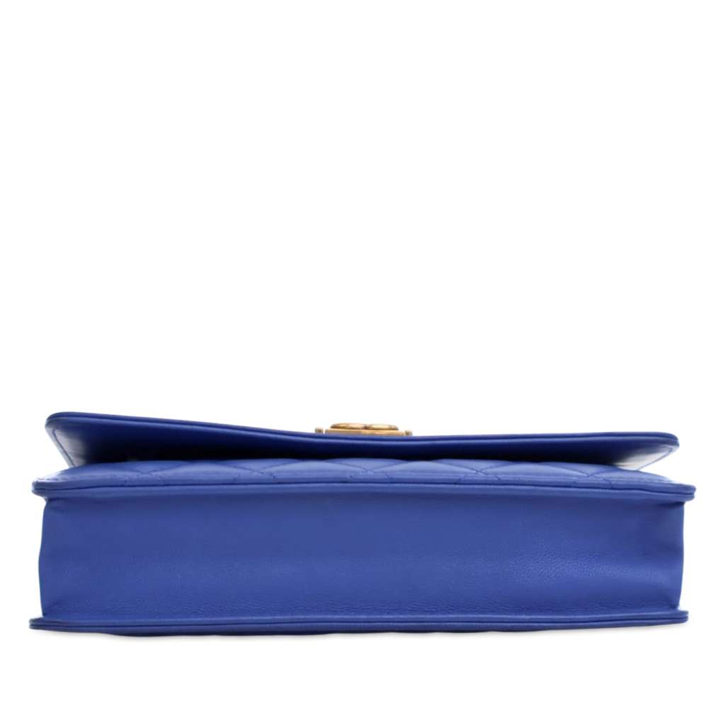 Chanel Quilted Lambskin Boy Wallet On Chain - 4