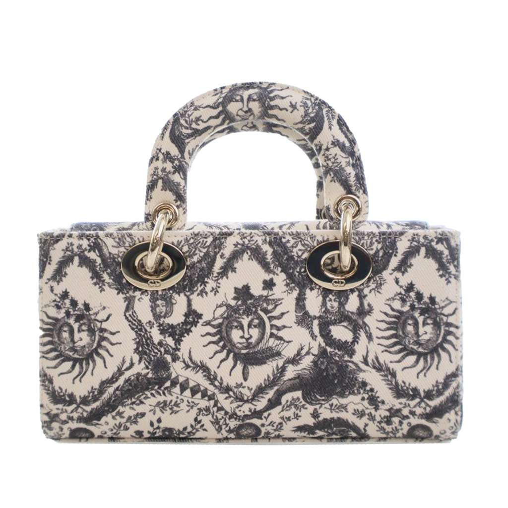 Dior Small Denim Toile de Jouy Soleil Lady D Joy - 4