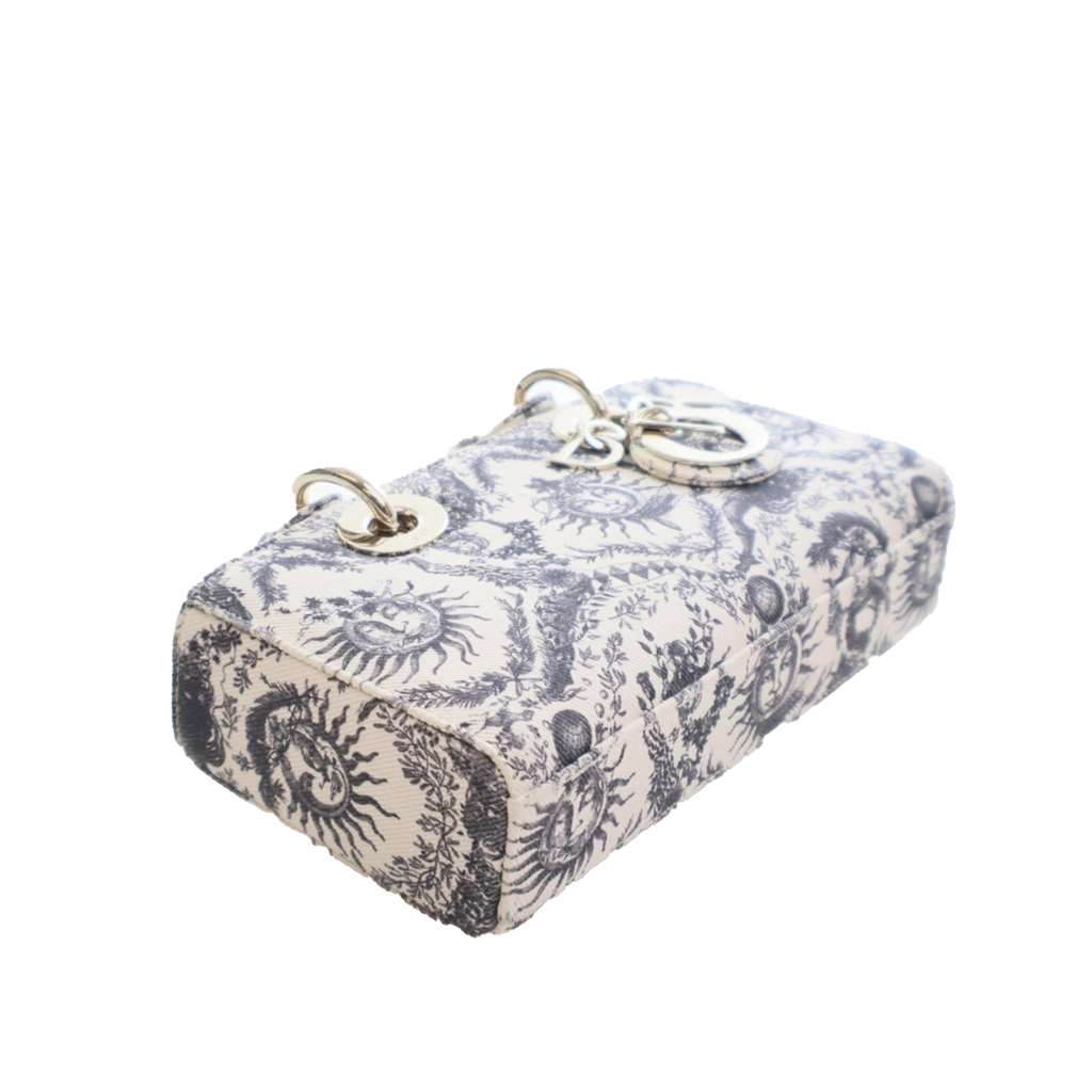Dior Small Denim Toile de Jouy Soleil Lady D Joy - 5