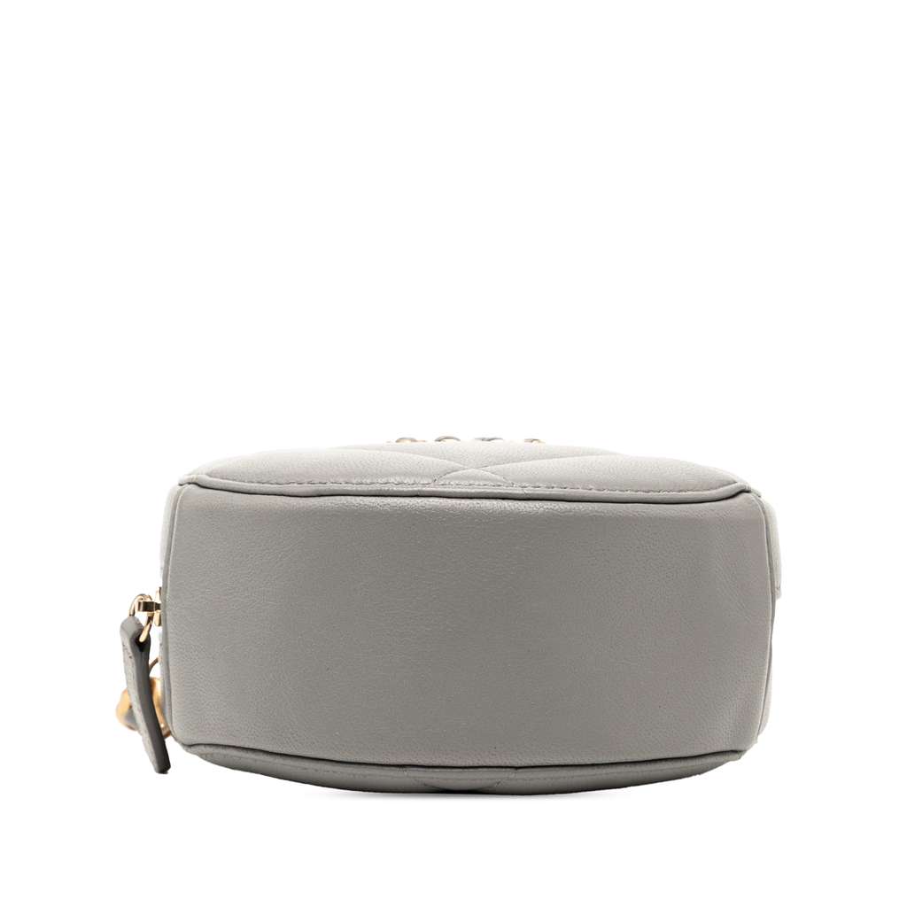 Chanel Lambskin 19 Round Clutch with Chain - 3