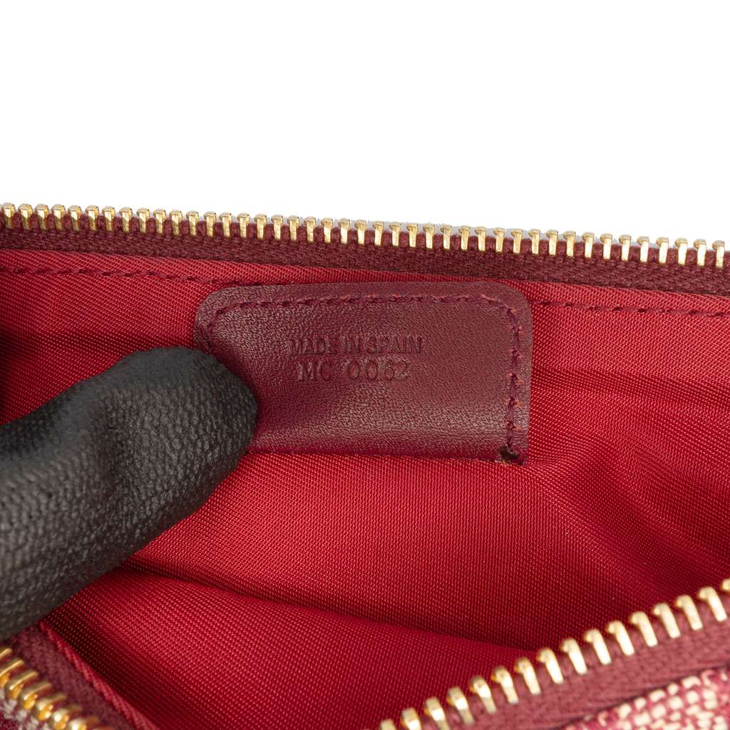 Dior Mini Diorissimo Canvas Saddle Pochette - 5