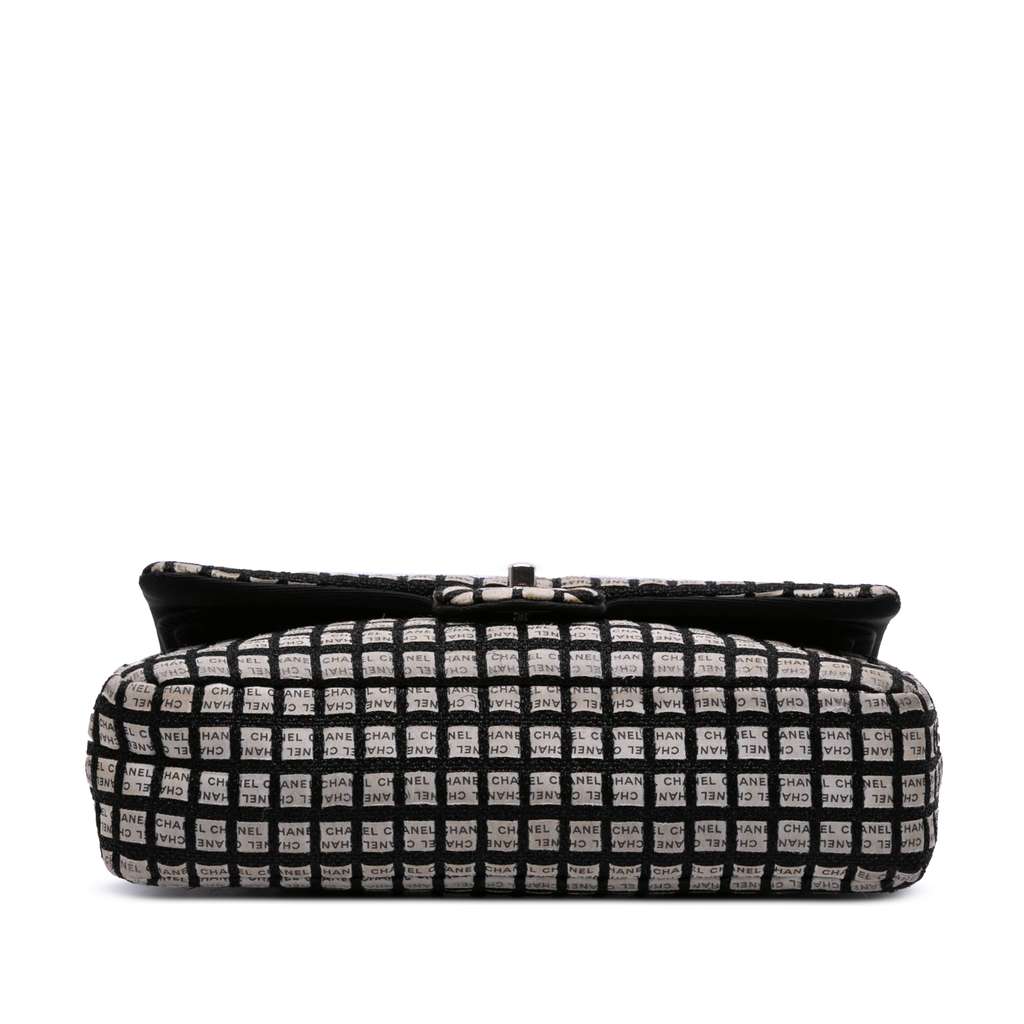 Chanel Medium Classic Ribbon Tweed Double Flap - 3