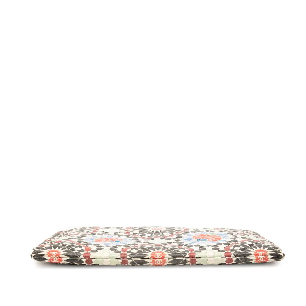 Chanel Paris Dubai Large Printed Lambskin Cosmetic Case - 3