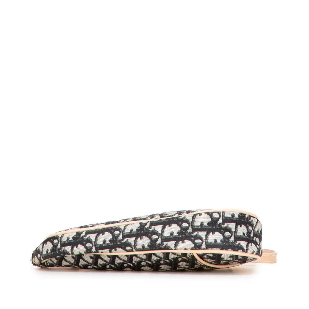 Dior Mini Diorissimo Coated Canvas Saddle Pochette - 3