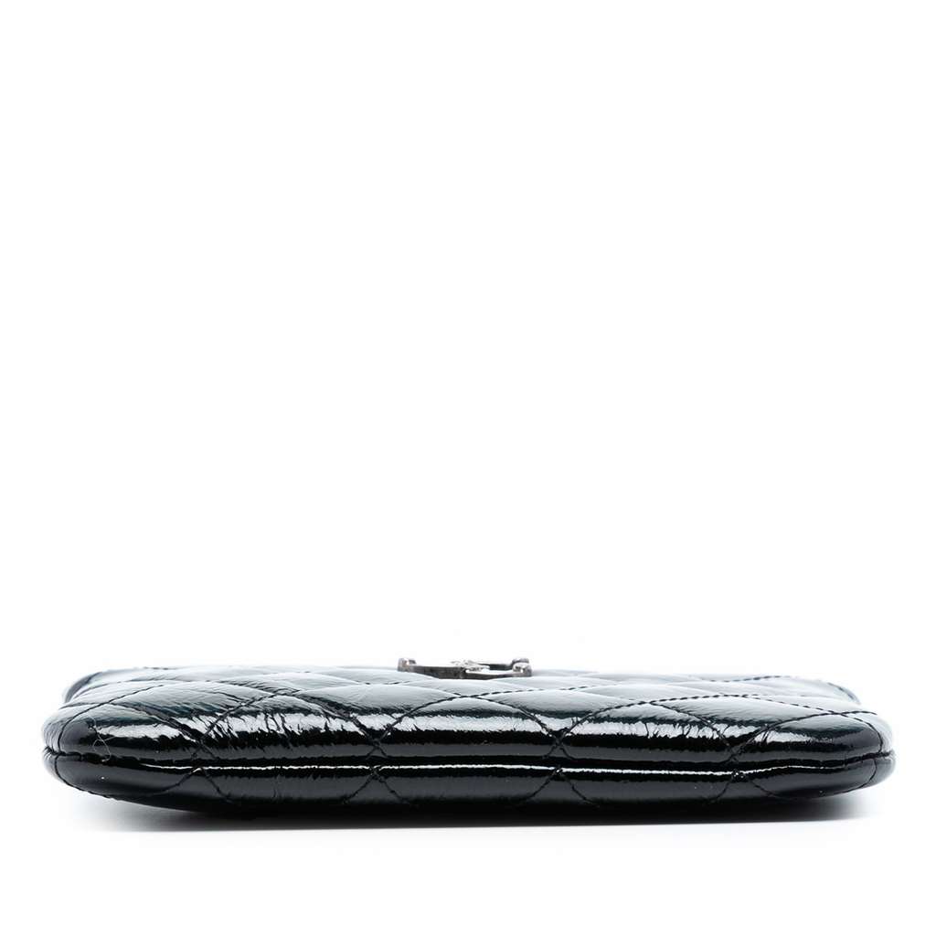 Chanel CC Quilted Patent Pouch - 3