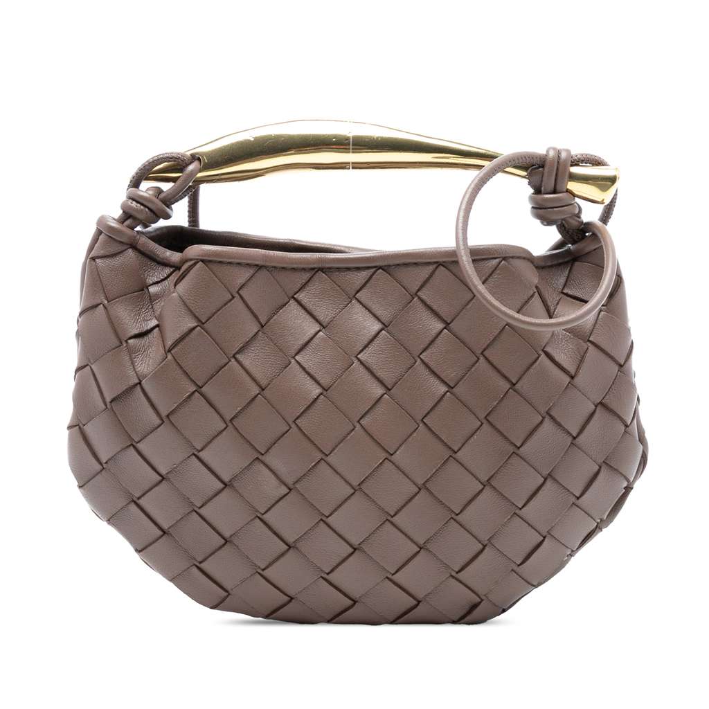 Bottega Veneta Baby Lambskin Intrecciato Sardine Bag