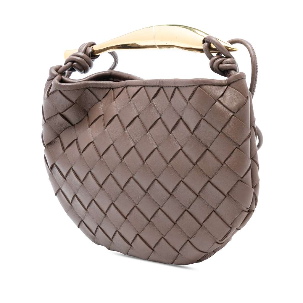 Bottega Veneta Baby Lambskin Intrecciato Sardine Bag - 2