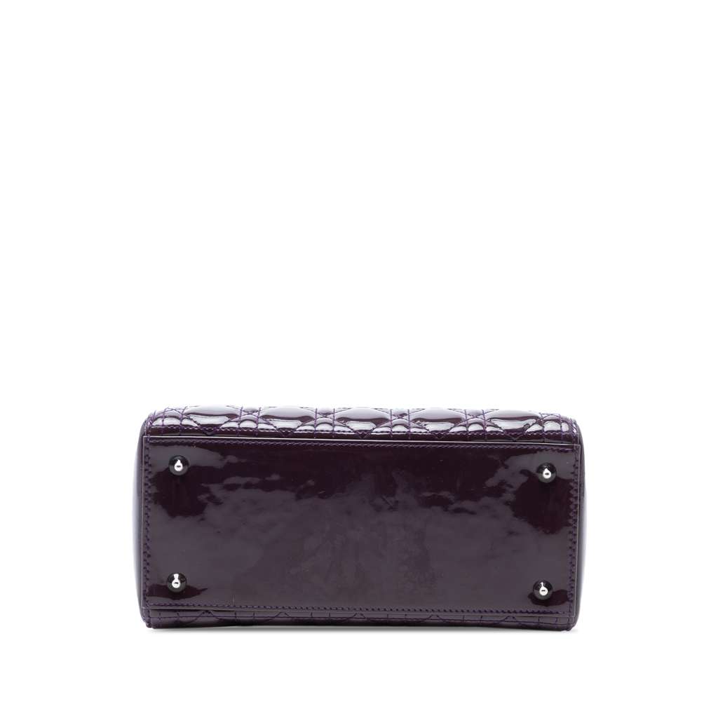 Dior Medium Patent Cannage Lady Dior - 3