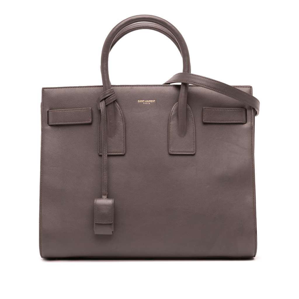 Saint Laurent Small Leather Sac De Jour Satchel