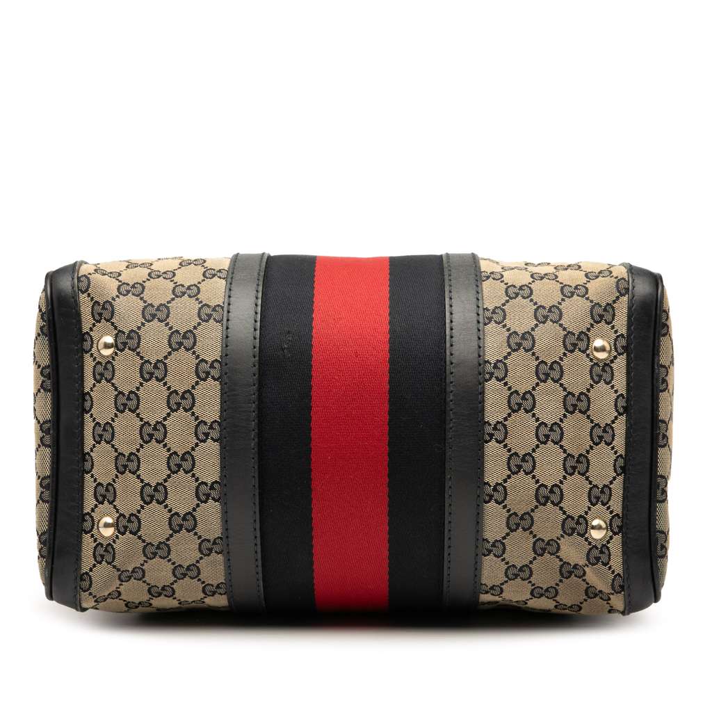 Gucci Medium GG Canvas Web Joy Boston Bag - 3