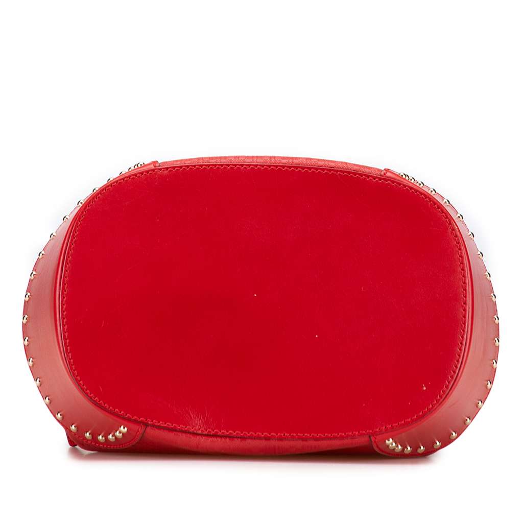 Gucci Medium Diamante Calfskin Studded Bright Bucket Bag - 3