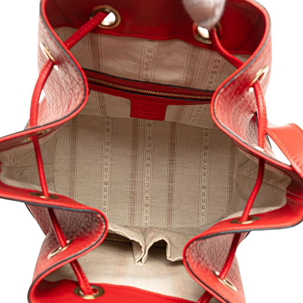 Gucci Medium Diamante Calfskin Studded Bright Bucket Bag - 4