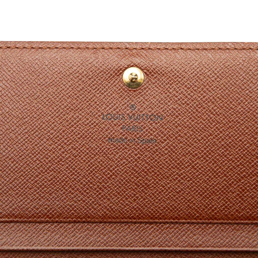Louis Vuitton Monogram Porte Monnaie Tresor Wallet - 5