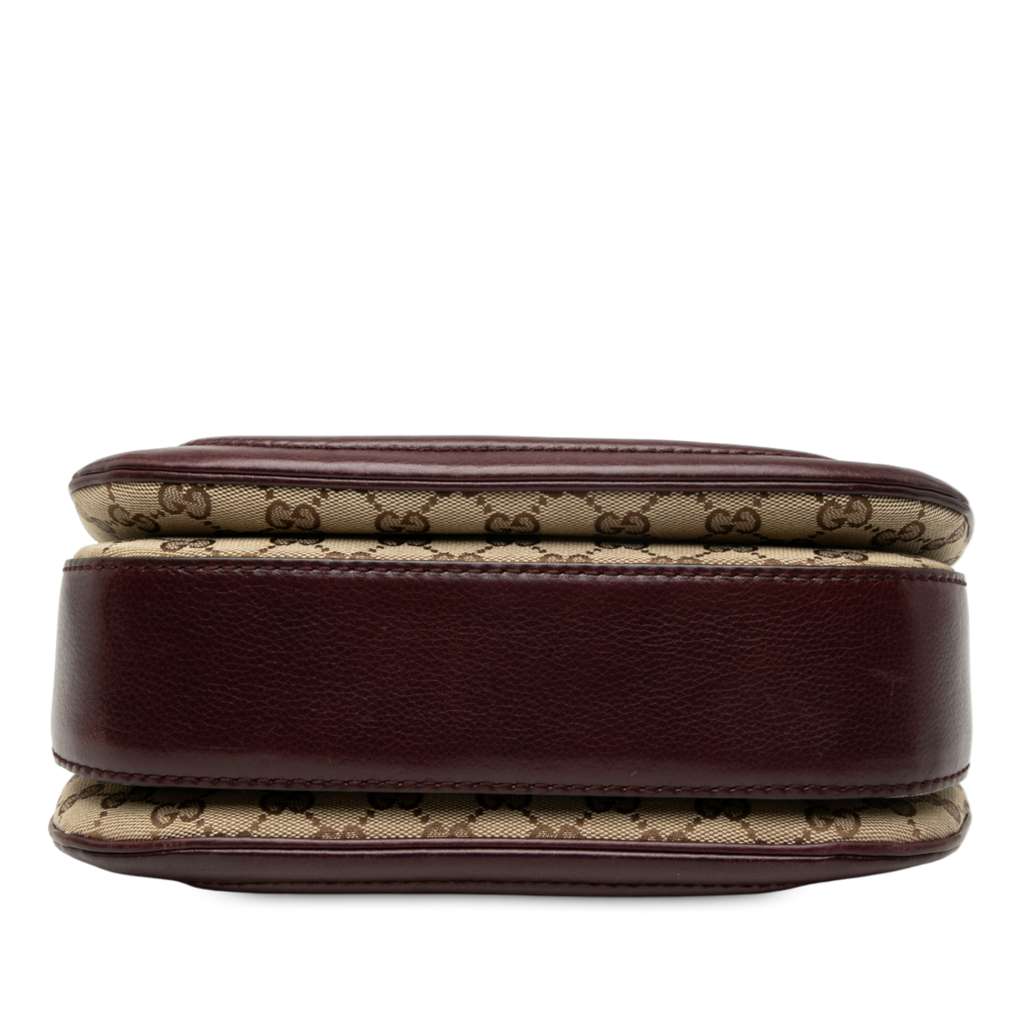 Gucci Medium GG Canvas New Bamboo Top Handle Bag - 3