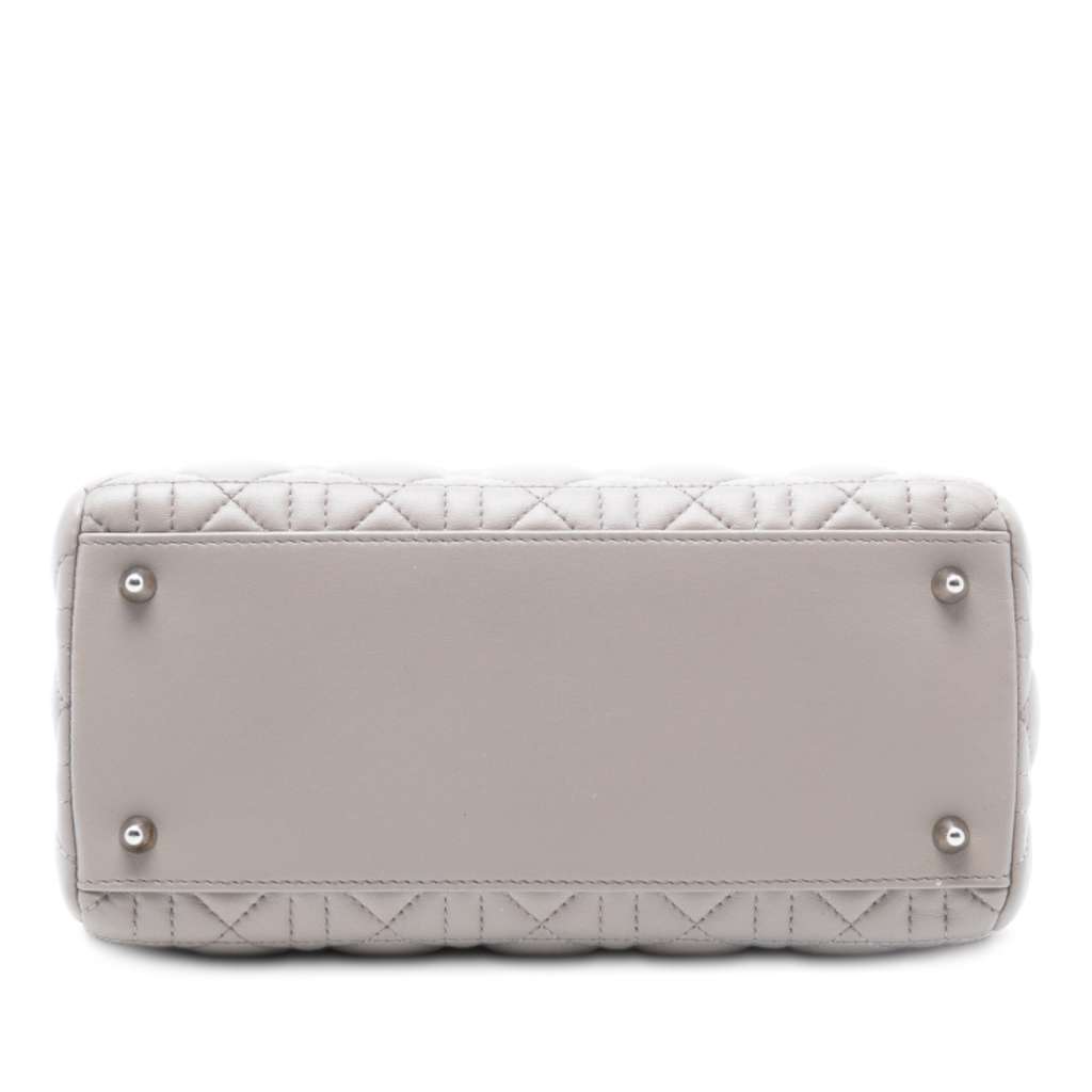 Dior Medium Lambskin Cannage Ruffle Lady Dior - 3