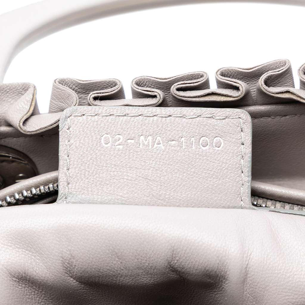 Dior Medium Lambskin Cannage Ruffle Lady Dior - 5