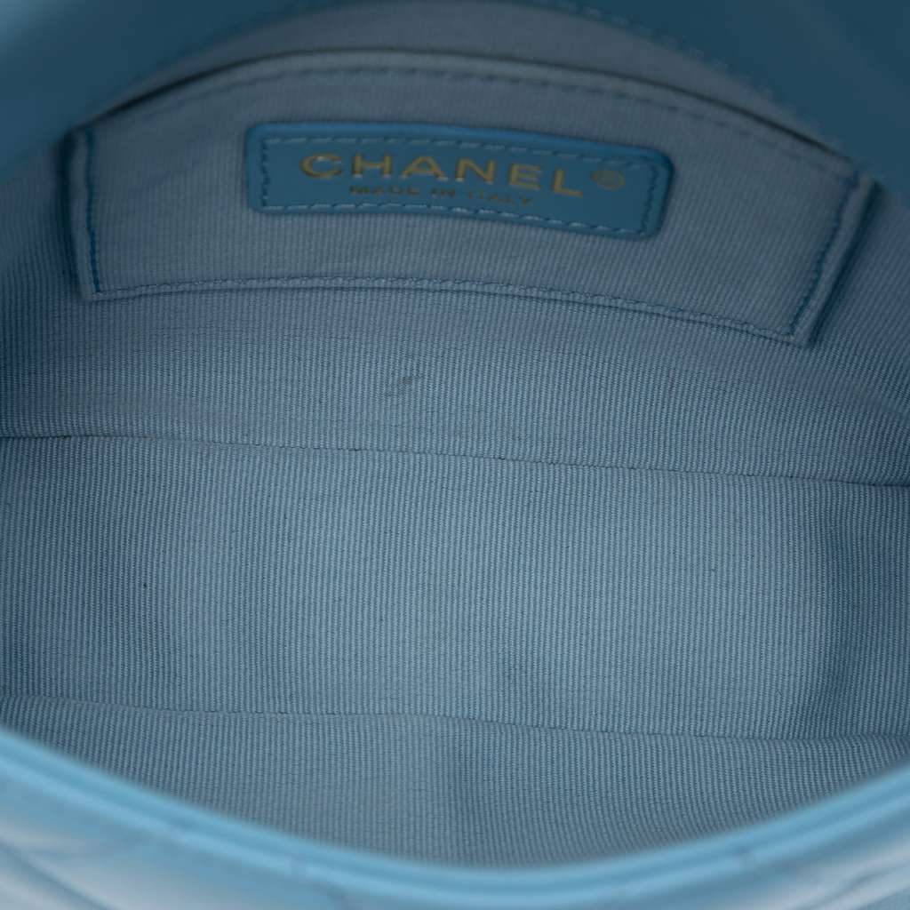 Chanel Mini Quilted Lambskin Lacquered Chain Flap - 4