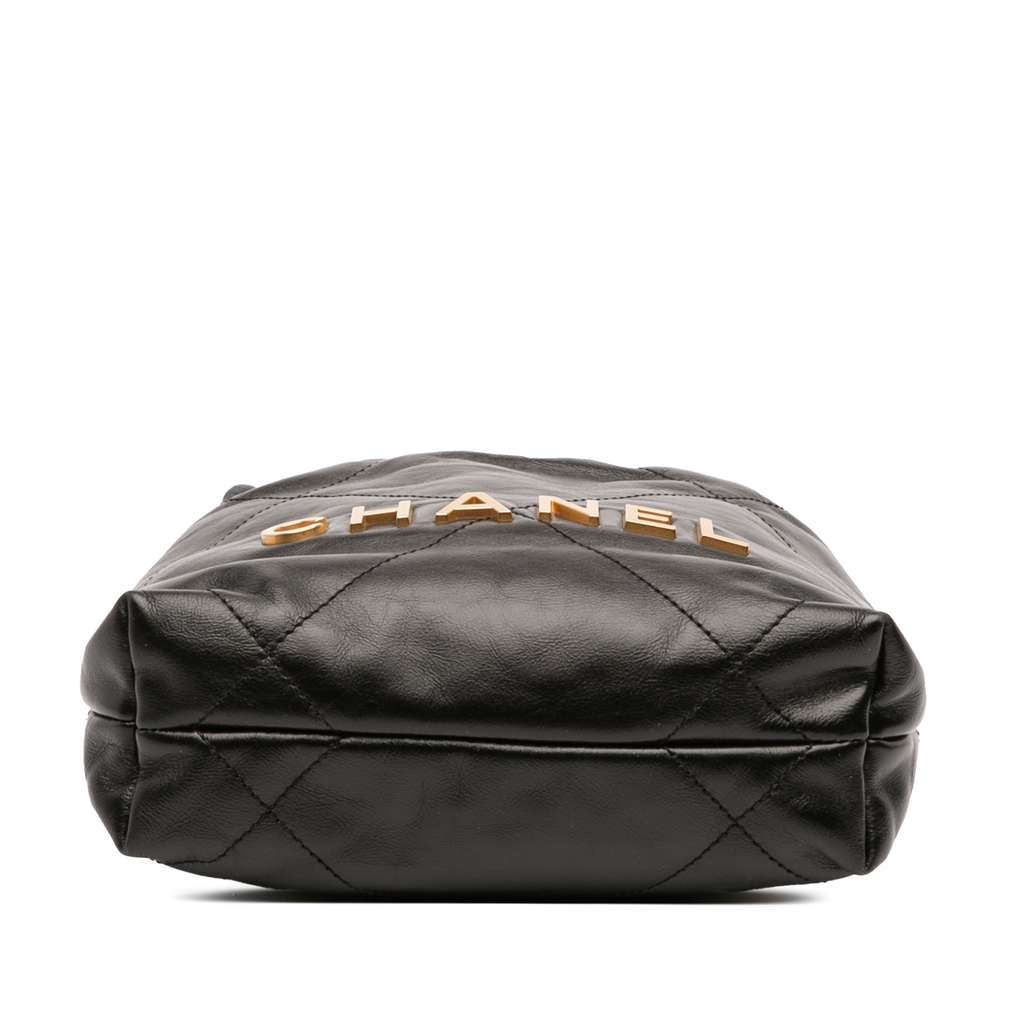 Chanel Mini Shiny Calfskin 22 Handbag - 3