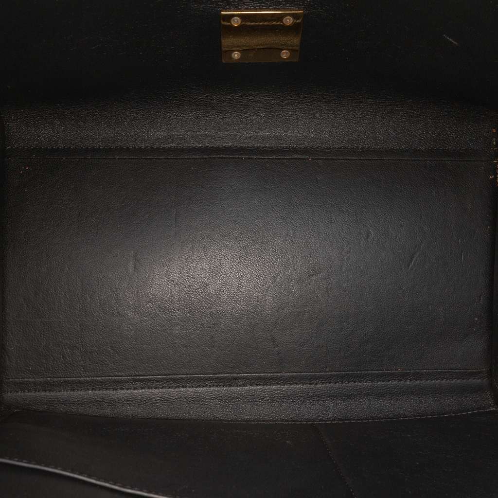 Celine Small Tricolor Leather Trapeze Satchel - 4