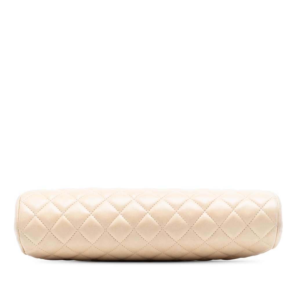 Chanel Quilted Lambskin Timeless Kisslock Clutch - 3