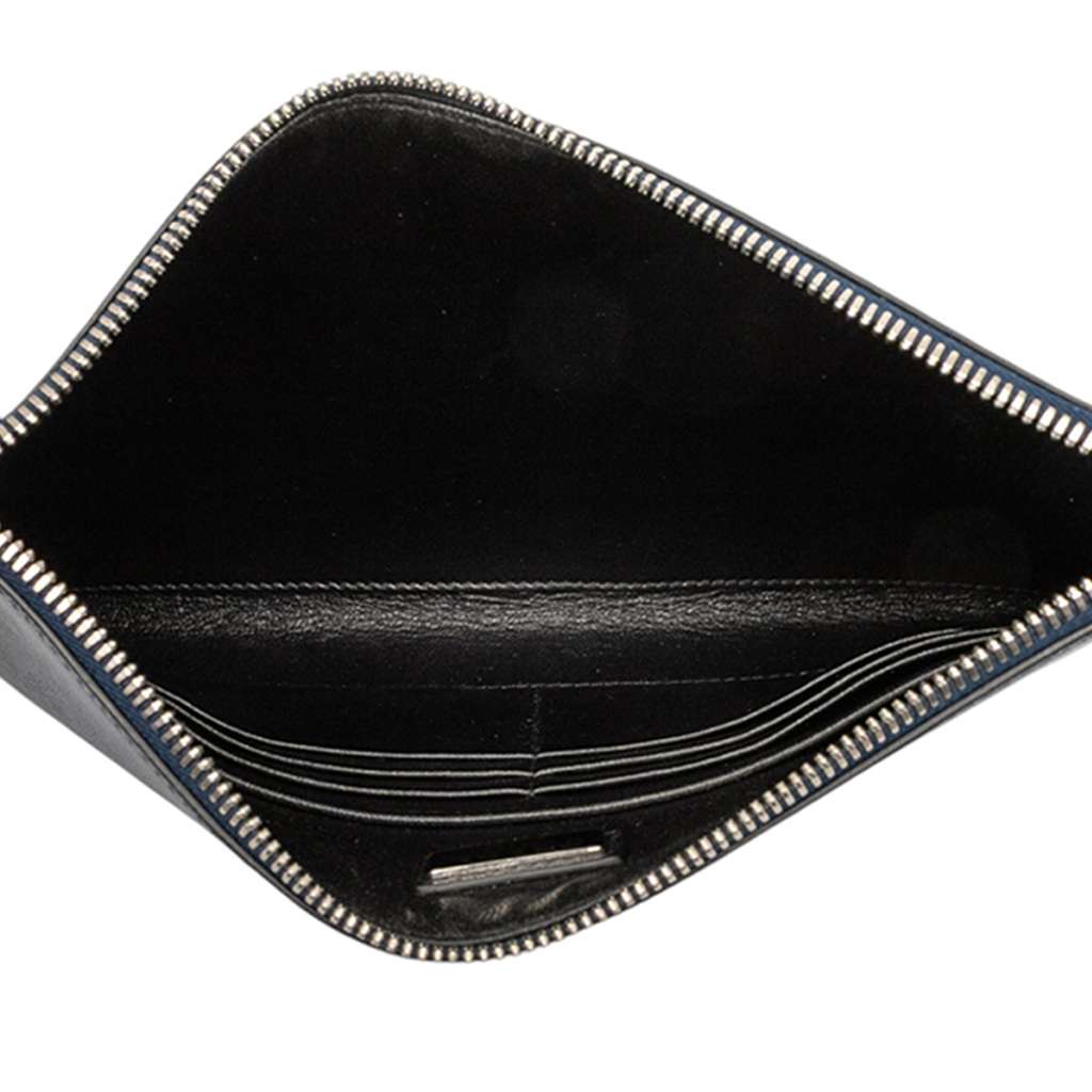 Prada Saffiano Seagull Print Clutch - 4