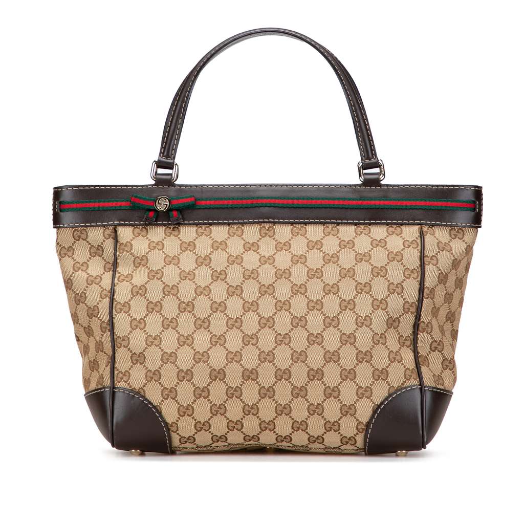 Gucci GG Canvas Web Mayfair Tote