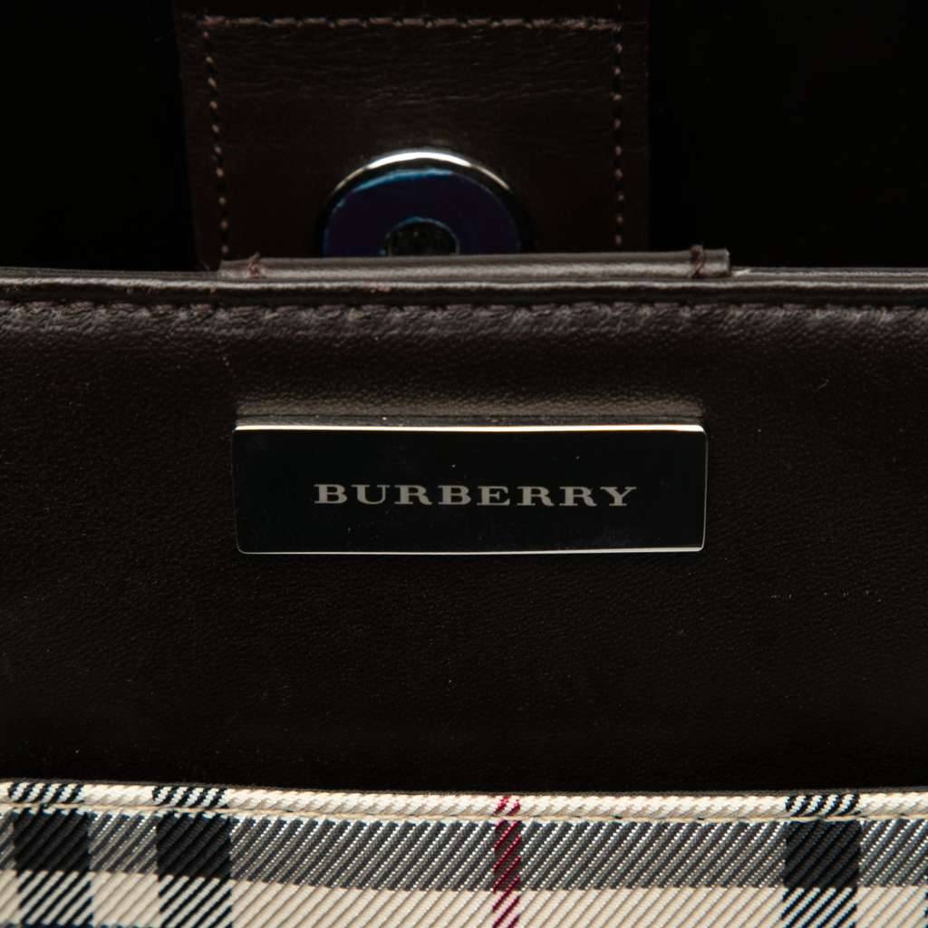 Burberry House Check Canvas Tote - 5