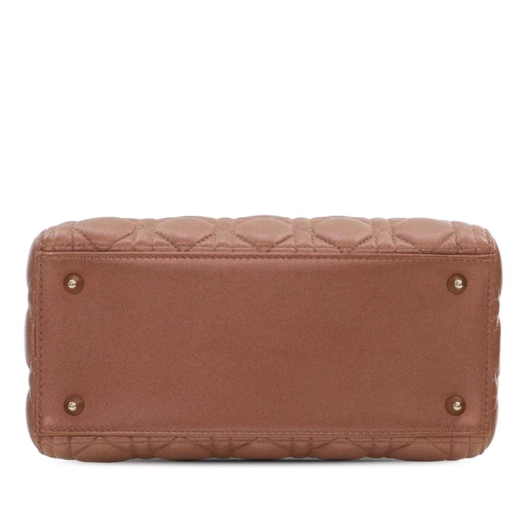 Dior Medium Lambskin Cannage Lady Dior - 3