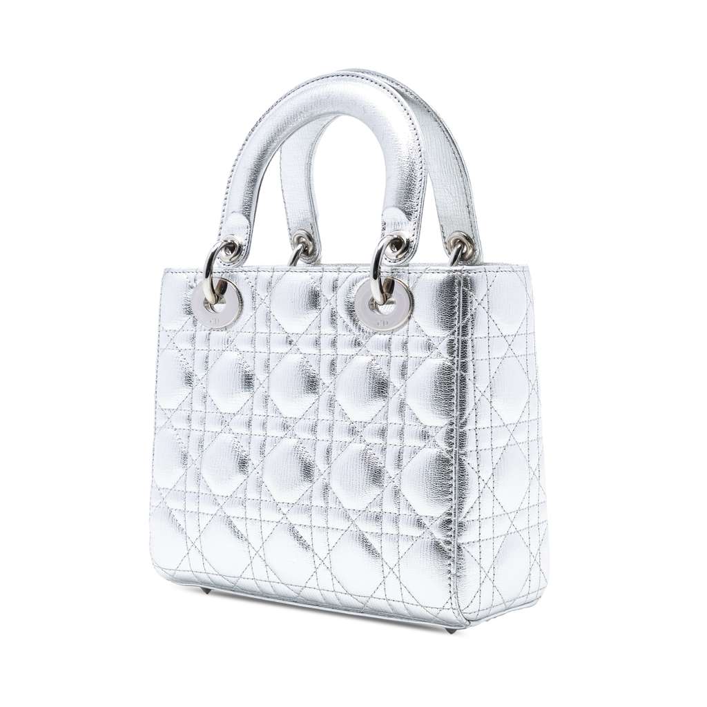 Dior Small Metallic Grained Calfskin Cannage My ABCDior Lady Dior - 2