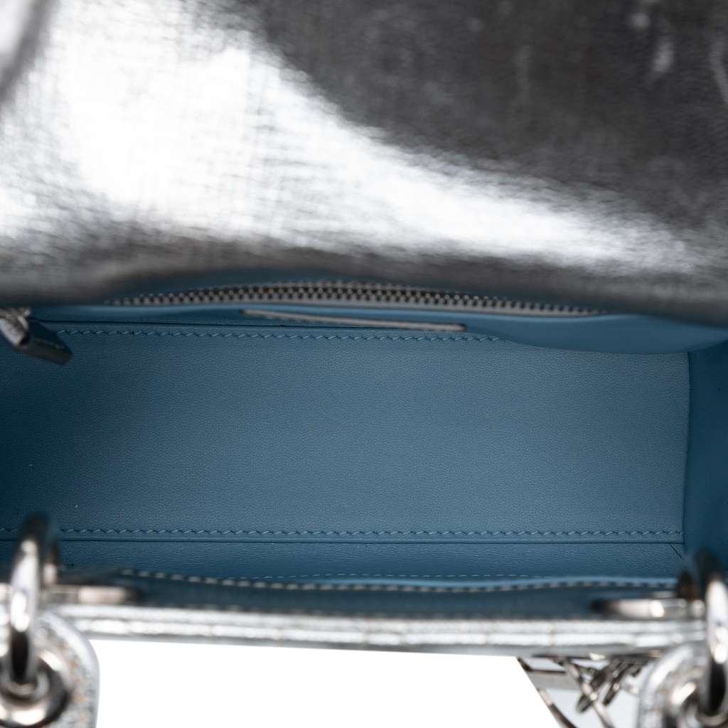 Dior Small Metallic Grained Calfskin Cannage My ABCDior Lady Dior - 4