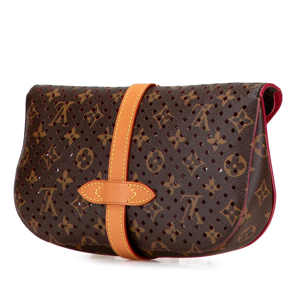 Louis Vuitton Monogram Flore Saumur Clutch - 2