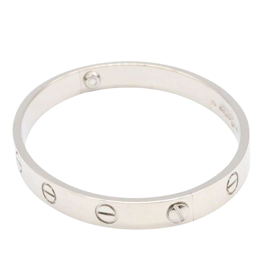 Cartier 18K White Gold Classic Love Bracelet - 2