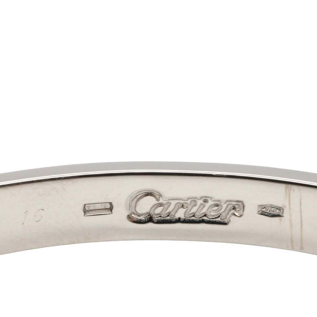 Cartier 18K White Gold Classic Love Bracelet - 4