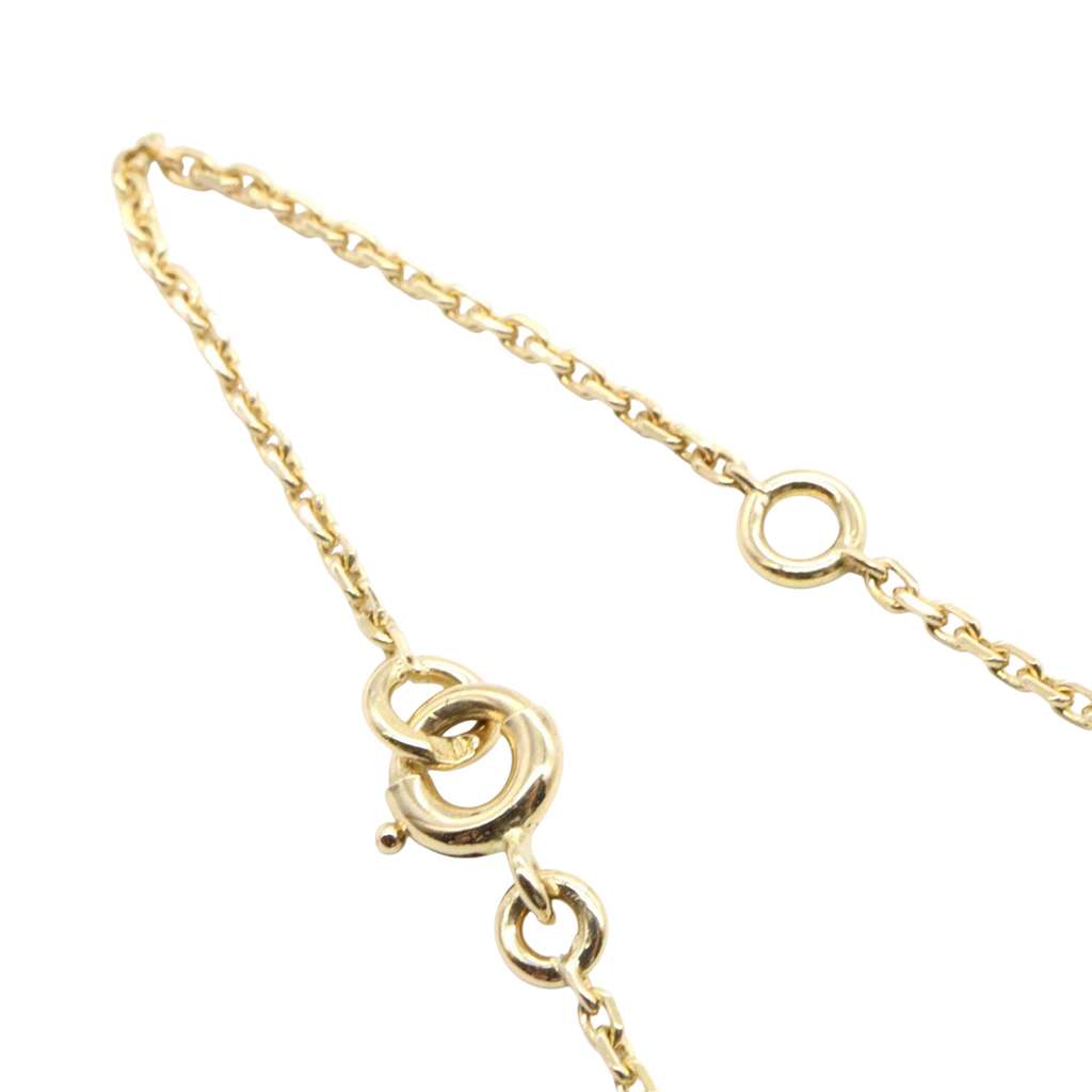 Van Cleef & Arpels 18K Yellow Gold and Mother of Pearl Vintage Alhambra Necklace - 3