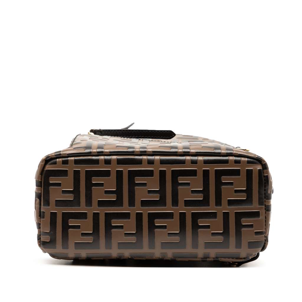 Fendi Mini Zucca Embossed Leather By The Way Backpack - 3