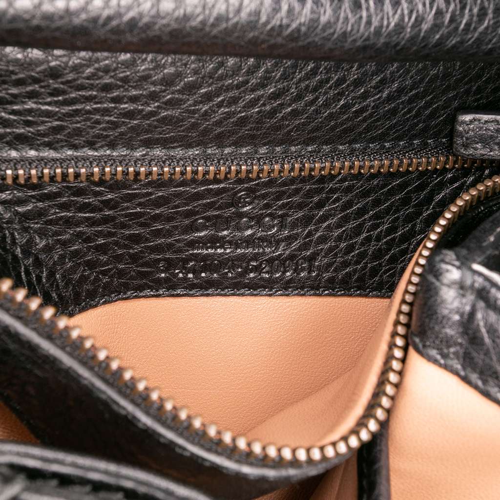 Gucci Small Leather Bamboo Nouveau Fringe Crossbody - 5