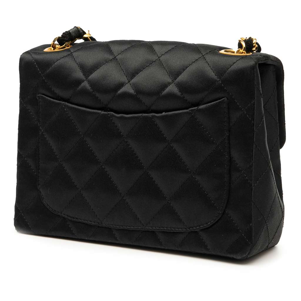 Chanel Mini Square Classic Satin Single Flap - 2