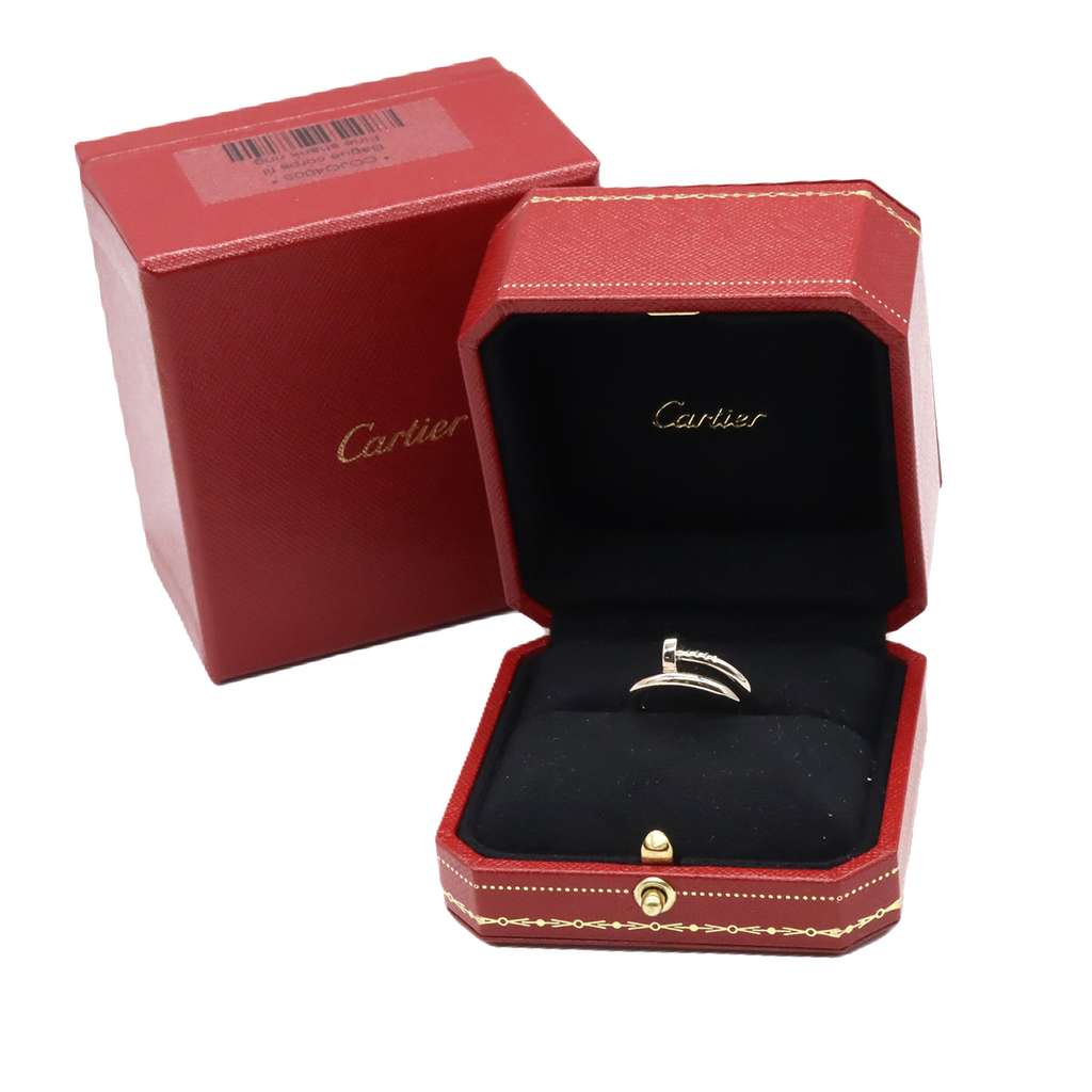 Cartier 18K White Gold Classic Juste un Clou Ring - 5