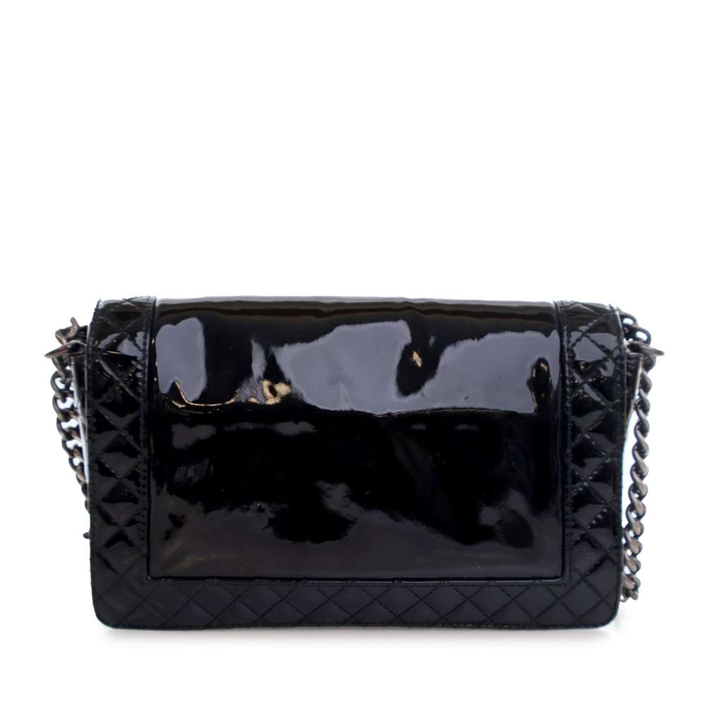 Chanel Medium Patent Boy Reverso Flap - 2