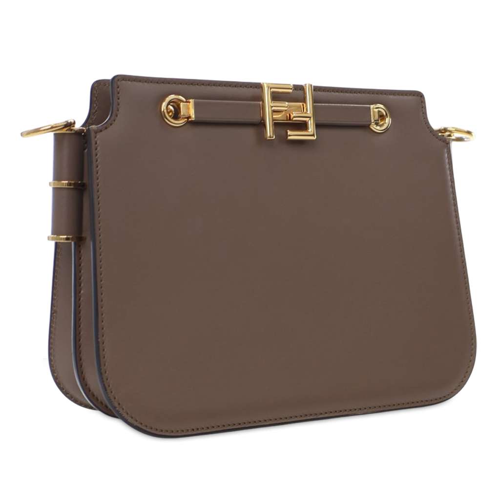 Fendi Smooth Calfskin Vitello King Luxor Touch Shoulder Bag - 2