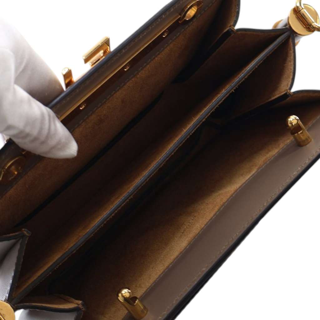 Fendi Smooth Calfskin Vitello King Luxor Touch Shoulder Bag - 5