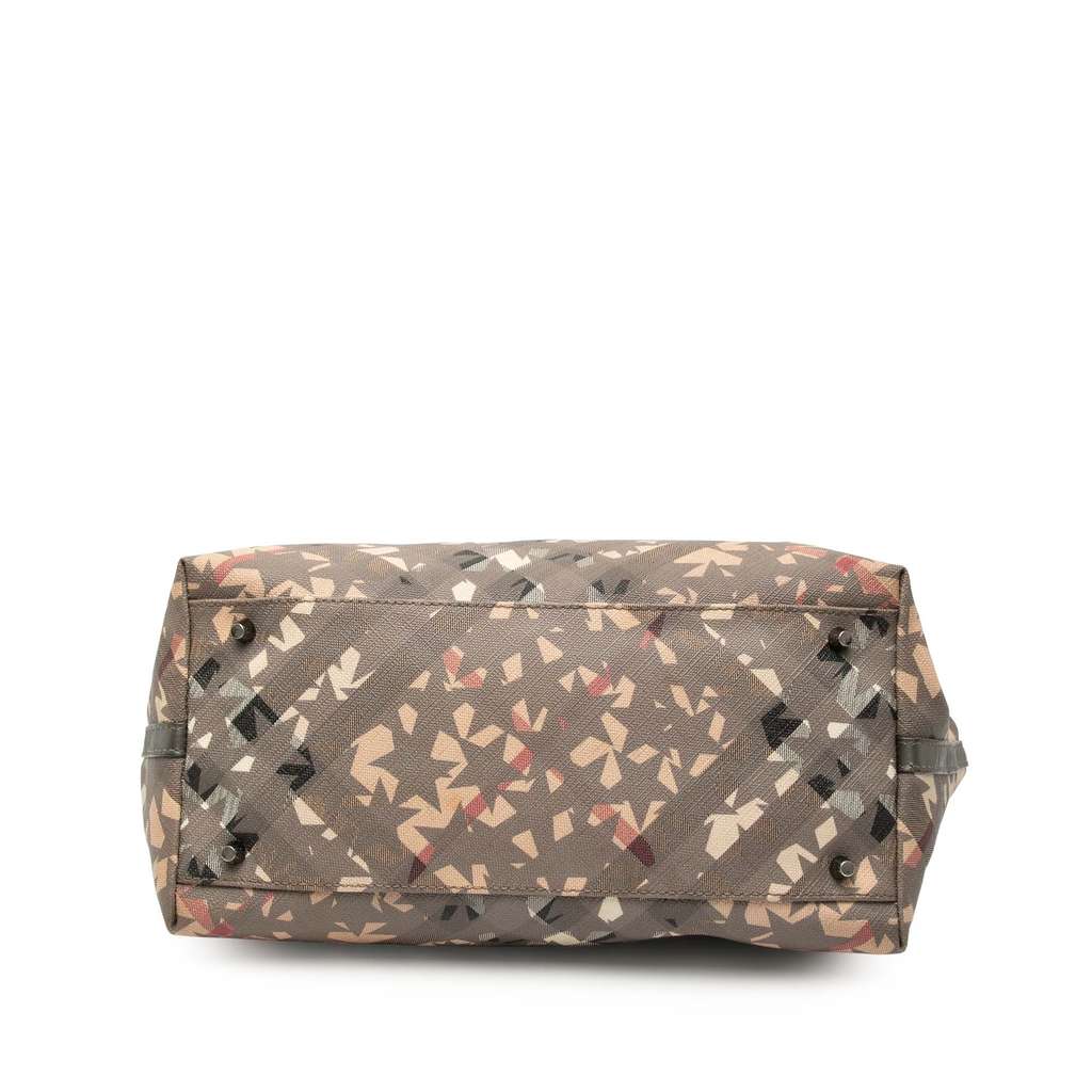 Burberry Large Supernova Check Coated Canvas Star Nickie Tote - 3