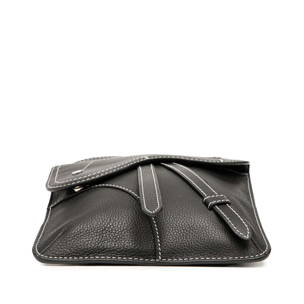 Dior Grained Calfskin Saddle Flat Messenger Bag - 3