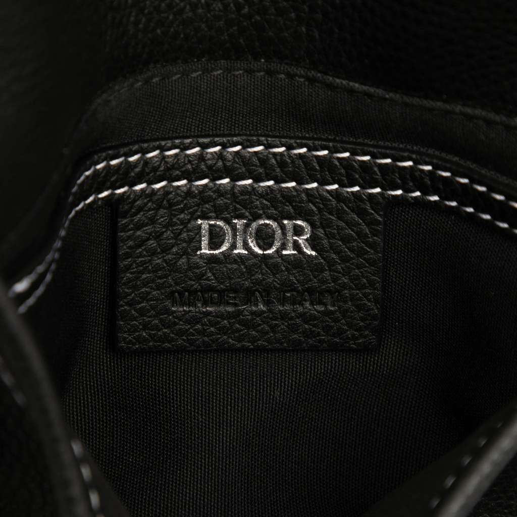 Dior Grained Calfskin Saddle Flat Messenger Bag - 5