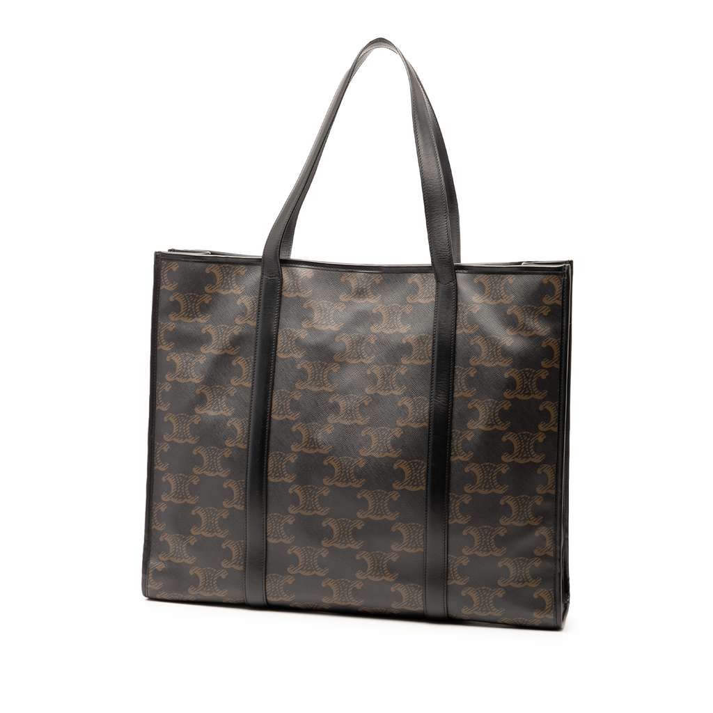 Celine XL Triomphe Coated Canvas Cabas Tote - 2