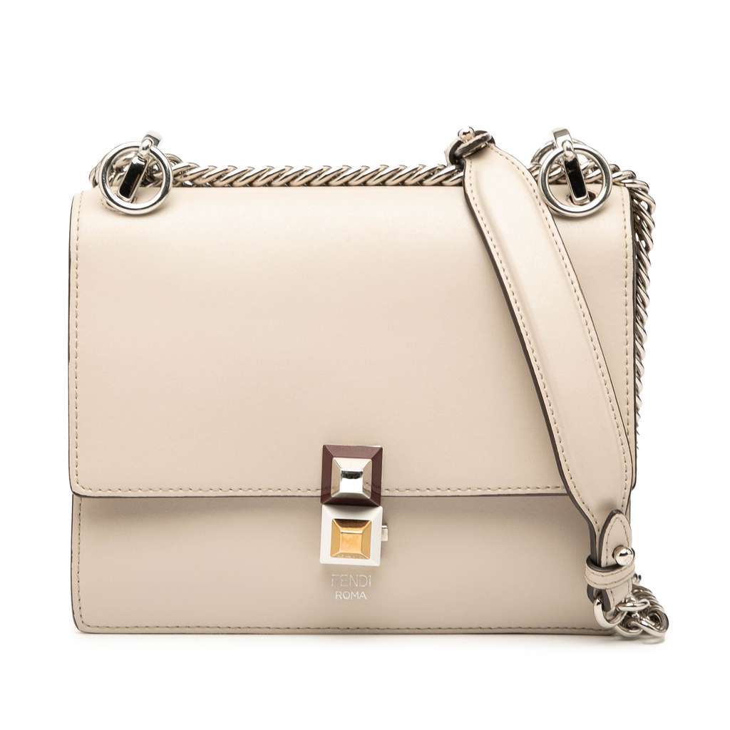 Fendi Small Leather Kan I Crossbody