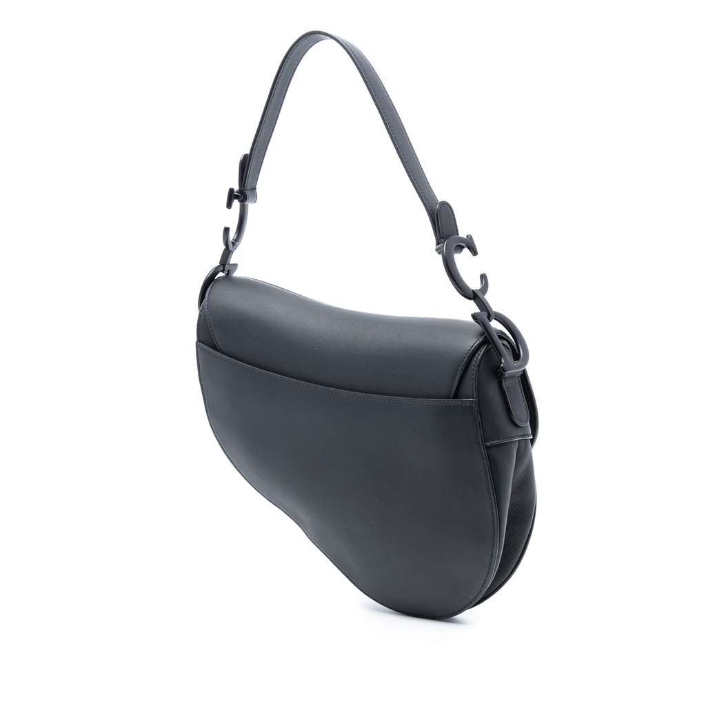 Dior Ultra Matte Calfskin Saddle Bag - 2
