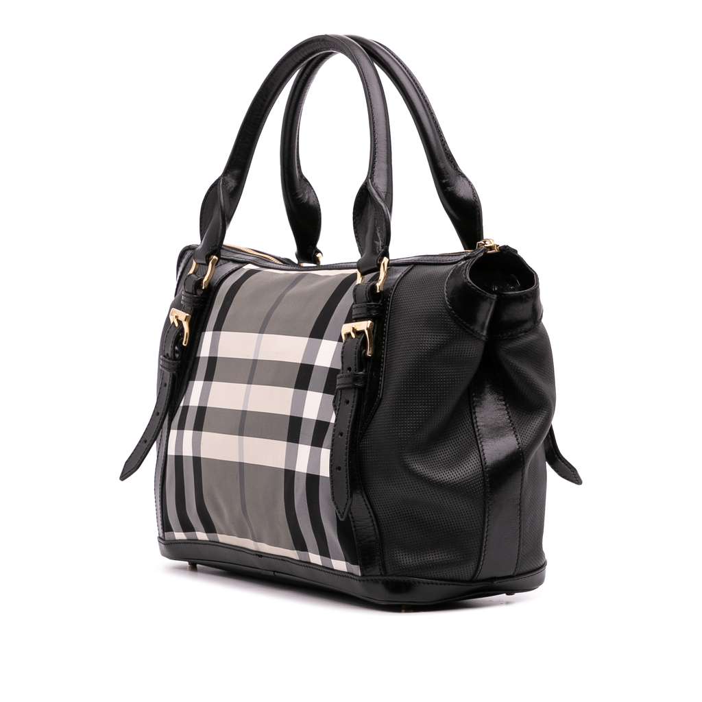 Burberry Beat Check Nylon Ellers Satchel - 2